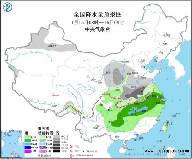 中东部大范围雨雪天气又要“开工” 华北黄淮霾反复