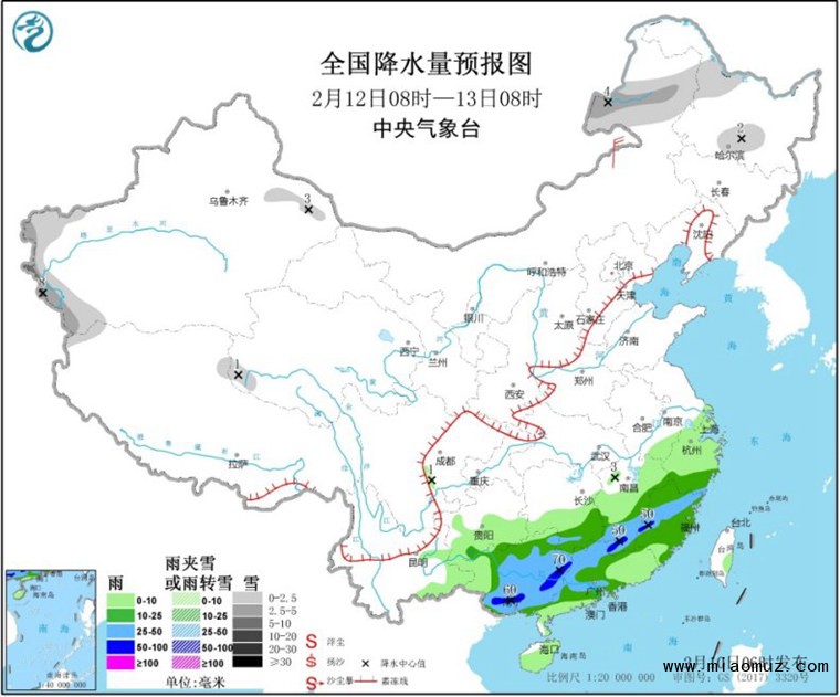 南方新一轮降水今日“上线” 华北黄淮雾和霾频频现身