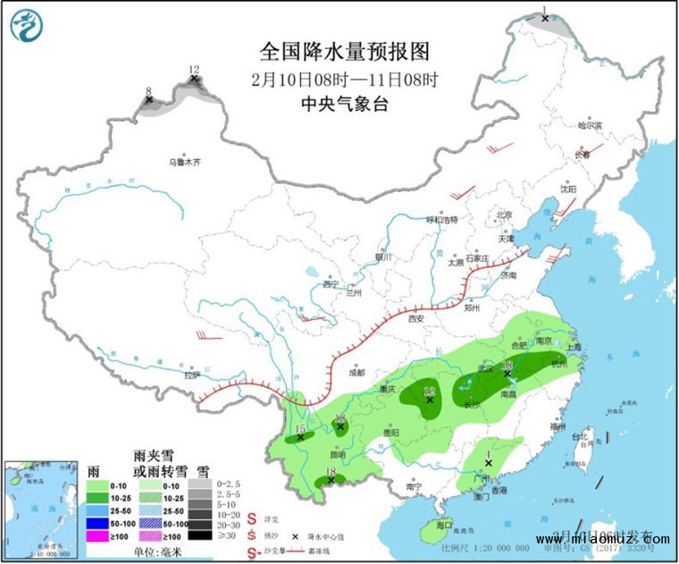 南方新一轮降水今日“上线” 华北黄淮雾和霾频频现身